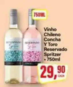 Rede Supermarket Vinho chileno concha y toro reservado spritzer oferta