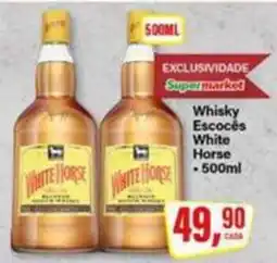Rede Supermarket Whisky Escocês White Horse oferta