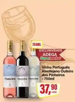 Rede Supermarket Vinho Português Alentejano Outeiro dos Pinheiros oferta