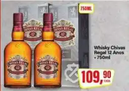 Rede Supermarket Whisky Chivas Regal 12 Anos oferta