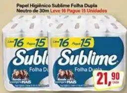 Rede Supermarket Papel Higiênico Sublime Folha Dupla oferta
