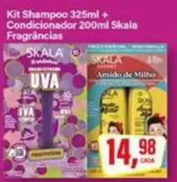 Rede Supermarket Kit Shampoo 325ml + Condicionador 200ml Skala Fragrâncias oferta