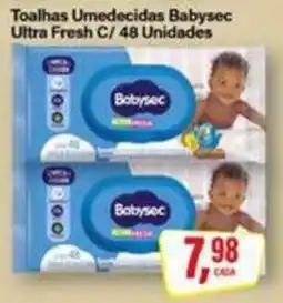 Rede Supermarket Toalhas Umedecidas Babysec Ultra Fresh oferta
