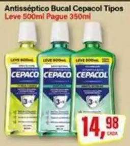 Rede Supermarket Antisséptico Bucal Cepacol Tipos oferta
