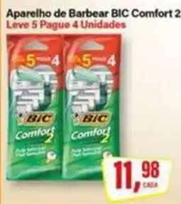 Rede Supermarket Aparelho de barbear bic comfort 2 oferta