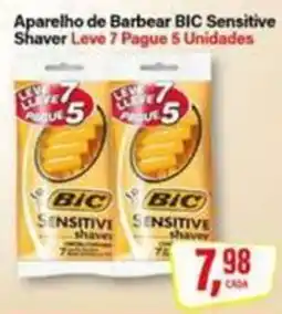 Rede Supermarket Aparelho de barbear bic sensitive oferta