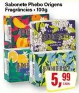 Rede Supermarket Sabonete Phebo Origens Fragrâncias oferta