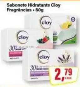 Rede Supermarket Sabonete Hidratante Cloy Fragrâncias oferta