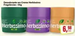 Rede Supermarket Desodorante em Creme Herbíssimo oferta