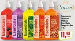 Rede Supermarket Sabonete liquido suissa essentials fragrancias oferta