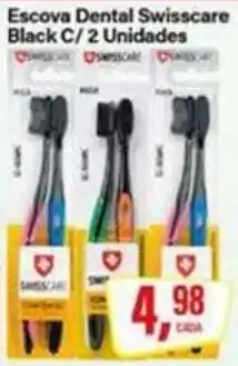 Rede Supermarket Escova Dental Swisscare Black C oferta