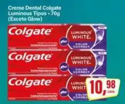 Rede Supermarket Creme Dental Colgate Luminous Tipos oferta
