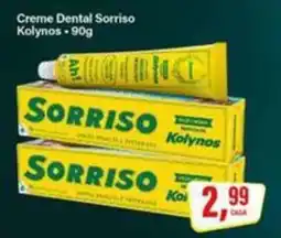 Rede Supermarket Creme dental sorriso oferta