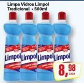 Rede Supermarket Limpa Vidros Limpol Tradicional oferta