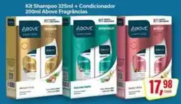 Rede Supermarket Kit Shampoo 325ml + Condicionador 200ml Above Fragrâncias oferta