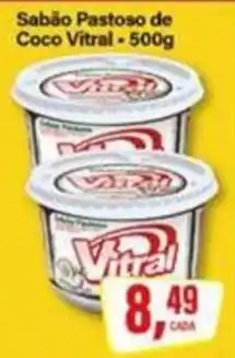 Rede Supermarket Sabão Pastoso de Coco Vitral oferta