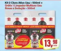 Rede Supermarket Kit 2 Cloro Ativo Uau oferta