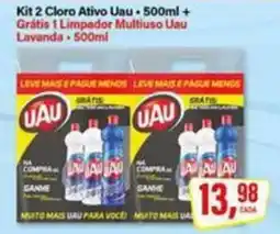 Rede Supermarket Kit 2 Cloro Ativo Uau oferta