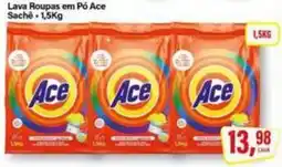 Rede Supermarket Lava Roupas em Pó Ace oferta