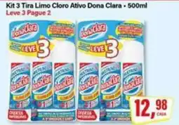 Rede Supermarket Tira limo cloro ativo dona clara oferta