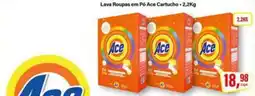 Rede Supermarket Lava Roupas em Pó Ace Cartucho oferta