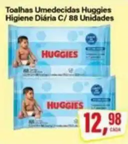 Rede Supermarket Toalhas Umedecidas Huggies Higiene Diária oferta