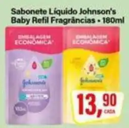 Rede Supermarket Sabonete Líquido Johnson's Baby Refil Fragrâncias oferta