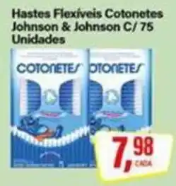 Rede Supermarket Hastes Flexíveis Cotonetes Johnson & Johnson C oferta