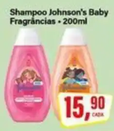 Rede Supermarket Shampoo Johnson's Baby Fragrâncias oferta