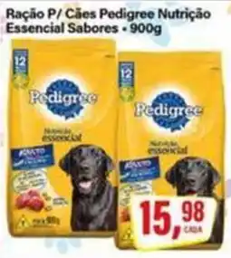 Rede Supermarket Ração P/ Cães Pedigree Nutrição Essencial Sabores oferta