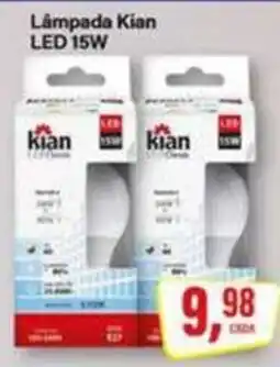 Rede Supermarket Lâmpada Kian LED 15W oferta
