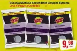 Rede Supermarket Esponja Multiuso Scotch Brite Limpeza Extrema oferta