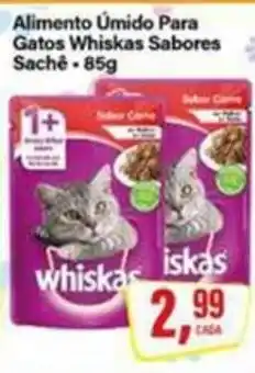 Rede Supermarket Alimento Úmido Para Gatos Whiskas Sabores oferta