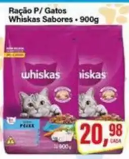 Rede Supermarket Ração P/ Gatos Whiskas Sabores oferta