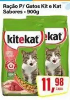 Rede Supermarket Ração P/ Gatos Kit e Kat Sabores oferta