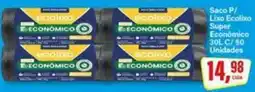 Rede Supermarket Saco P/ Lixo Ecolixo Super Econômico oferta