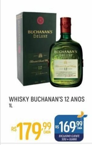 Whisky Buchman's 12 Anos 1L