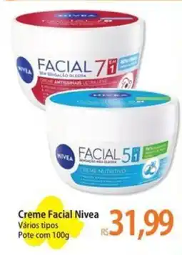 Atacadão Creme facial nivea oferta