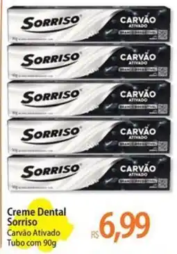 Atacadão Creme Dental Sorriso Carvão Ativado oferta