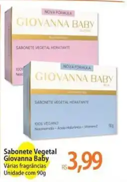 Atacadão Sabonete vegetal giovanna baby oferta