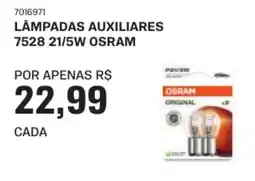AutoZone Lâmpadas auxiliares 7528 21/5w osram oferta