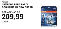 AutoZone Lâmpada para farol coolblue h4 55w osram oferta