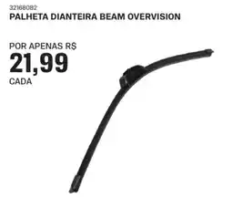AutoZone palheta dianteira beam overvision oferta