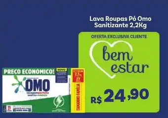 Covabra Supermercados Lava Roupas Pó Omo Sanitizante oferta