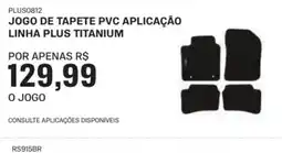 AutoZone Jogo de tapete pvc aplicação linha plus titanium oferta