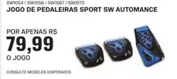 AutoZone Jogo de pedaleiras sport sw automance oferta