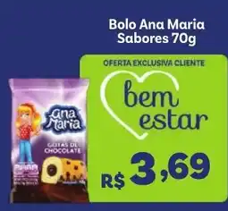 Covabra Supermercados Bolo ana maria sabores 70g oferta