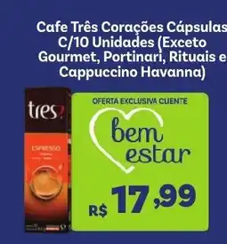 Covabra Supermercados Cafe Três Corações Cápsulas oferta