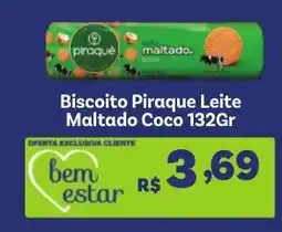 Covabra Supermercados Biscoito Piraque Leite Maltado Coco oferta