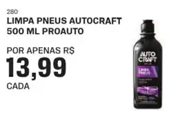 AutoZone limpa pneus autocraft oferta